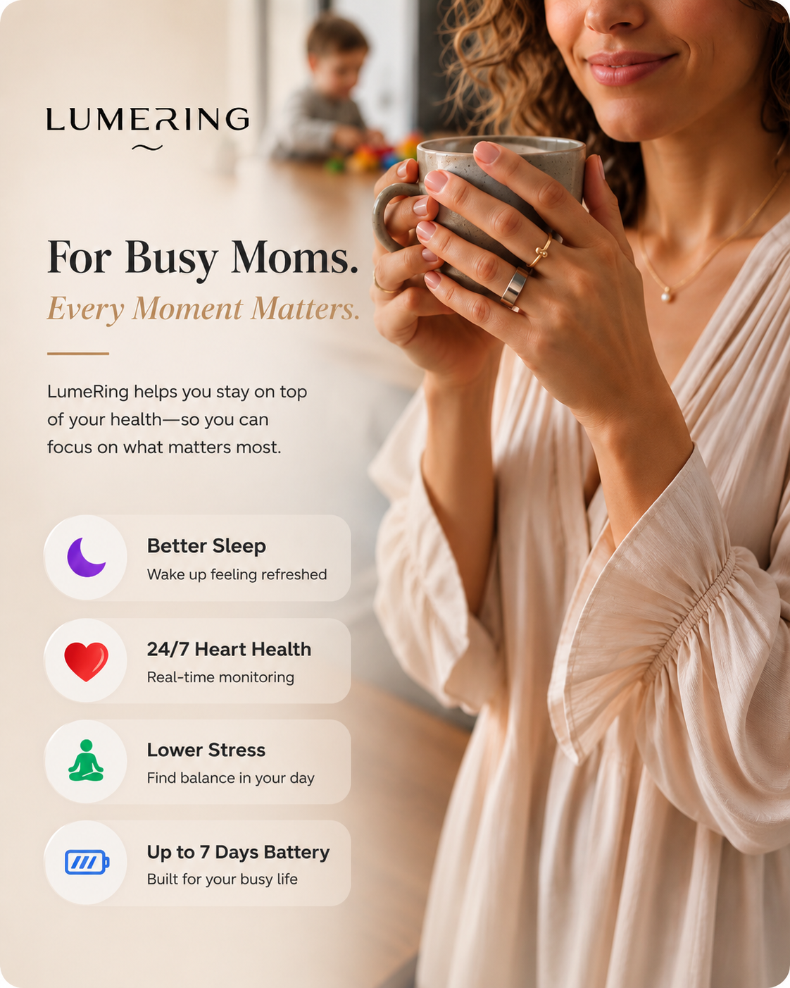 LumeRing — Smart Wellness Ring